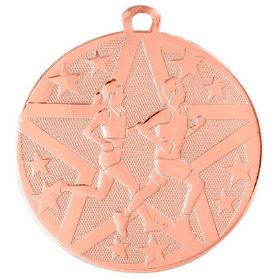 2" Bronze Superstar Cross Country Medal