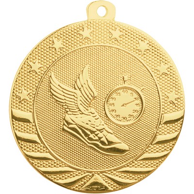 2" Starbrite Track Medal