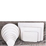 9" Circular White Grease Resistant Cake & Pizza Pad