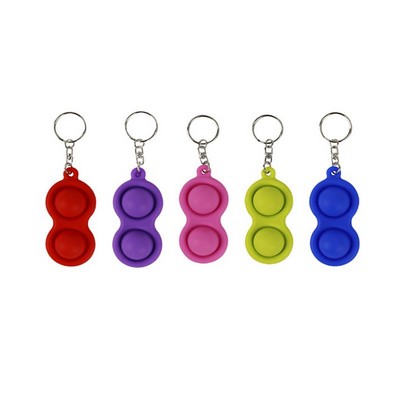 Stress Relief/Fidget Simple Dimple Keychain Toy