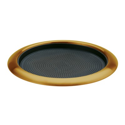 Vintage Gold Non Slip Tray w/Removable Insert (11''x 9'')