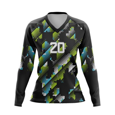 Volleyball Long Sleeve Jersey - USA MADE