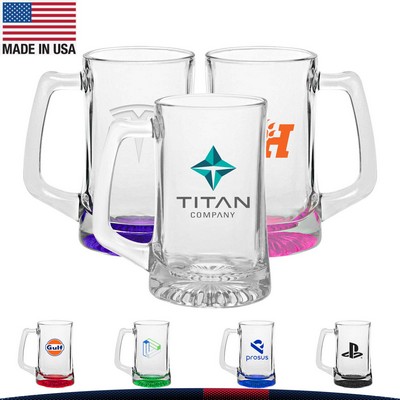 14 oz. Fawer Glass Beer Mugs