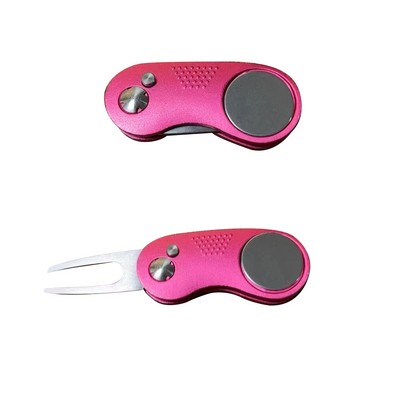 Full Color Golf Divot Fork Green Repair Tool