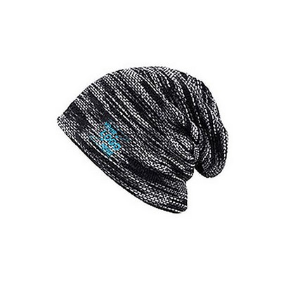 Men's Adjustable Slouchy Knit Beanie