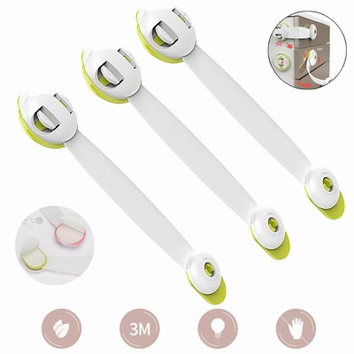 Child Safety Locks for Cabinets, Fridge, and Drawers