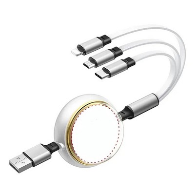 Universal Retractable 3-in-1 USB Charging Cable