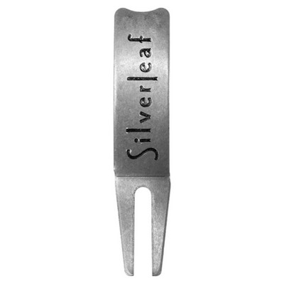 Metal Divot Tool With Wave And Club Rest - Die Struck Logo
