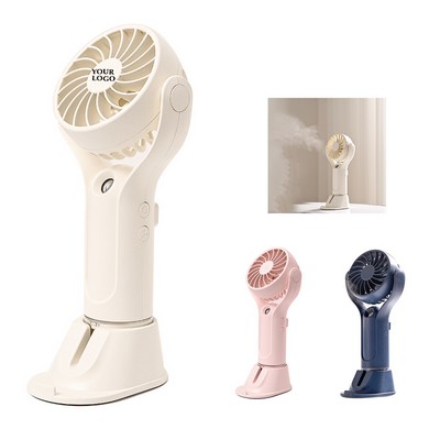 Desktop Mini Handheld Humidifying Misting Fan