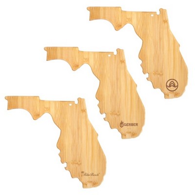 U.S. State Shaped Bamboo Cutting and Serving Boards