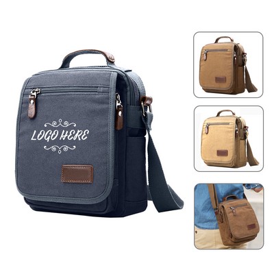 Canvas Crossbody Shoulder Bag