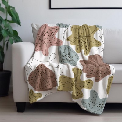 50" x 60" Sublimation Sherpa Throw Blanket