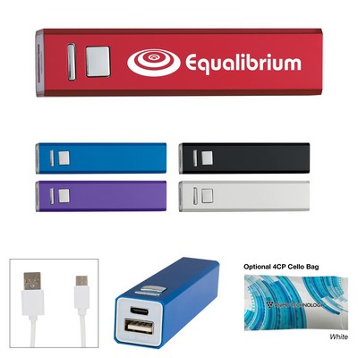 Ul Listed 2200 Mah On-the-go Power Bank 2.0