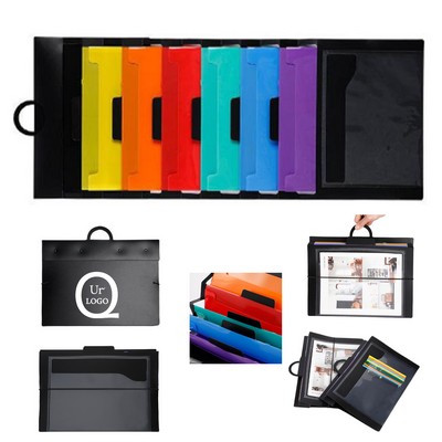 Hanging File Folder Organizer Wall Mounted
