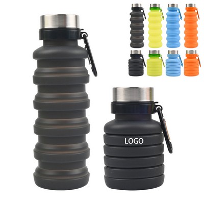 Collapsible Silicone Water Bottle