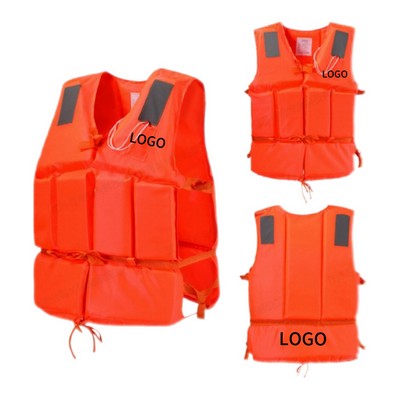 Oxford Fabric Thickened Adult Life Jacket