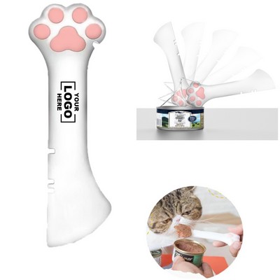 Wet Cat Food Spoon with Can Opener