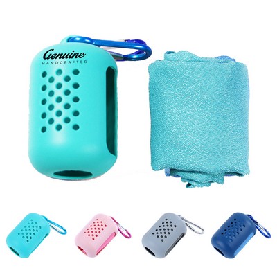 Cooling Towel with Silicone Case