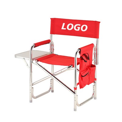 Camping Director Chair W/ Food Tray