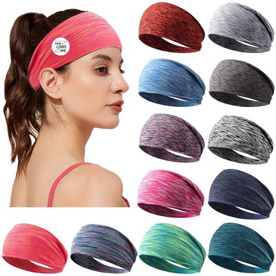 Women's Workout Headbands Non Slip Sport Sweatbands Yoga Hairbands for Travel Fitness Athletic