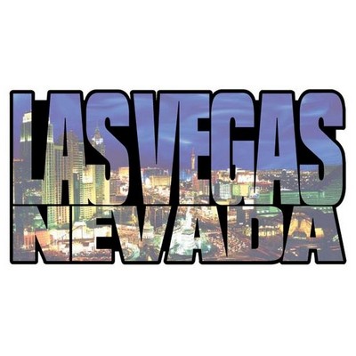 LV City Scape Magnet on Full Magnetic Back (2 Square Inch)