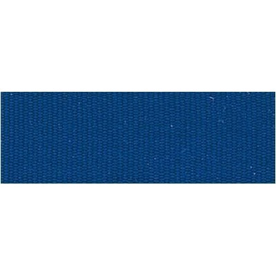 "V" Neck Ribbon - Blue - Snap Clip - 1-1/2" Wide x 32"Long