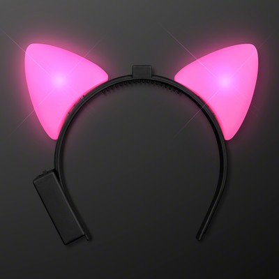Pink Cat Ears Headband - BLANK