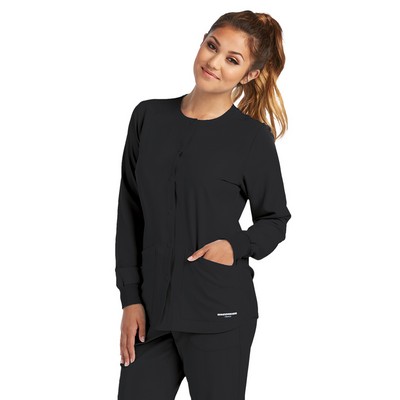 Barco - Skechers - Women's Two Pocket Snap-Front Stability Warm-Up Jacket