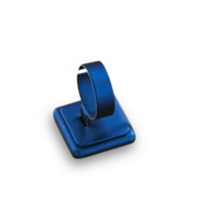 Navy Blue Leatherette Bangle/Watch Stand