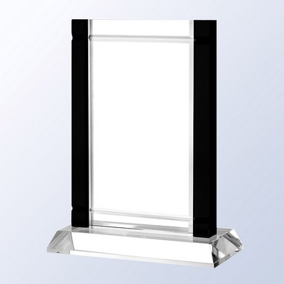 Black Deco Award with Crystal Base