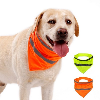Dog Reflective Scarf Safety Pet Bandana