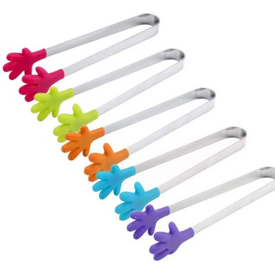 Stainless Steel Mini Finger Snack Tongs