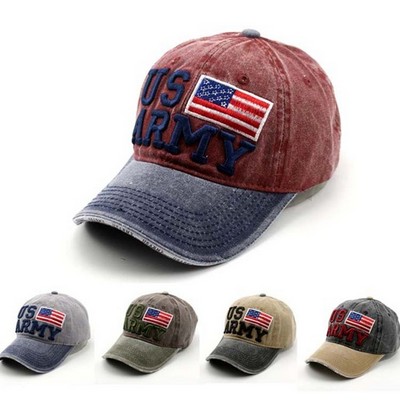 Embroidered Letter Baseball Cap