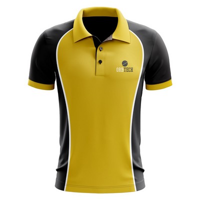 Unisex & Kids' Digital Printed 180G Cotton Short Sleeve Polo