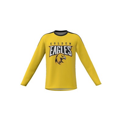 Women's Mach5 Long Sleeve Crew Neck T-Shirt in Micropin