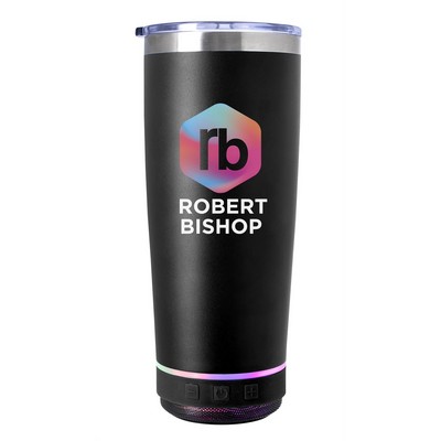 Tumbler with Wireless Speaker - 20 oz.
