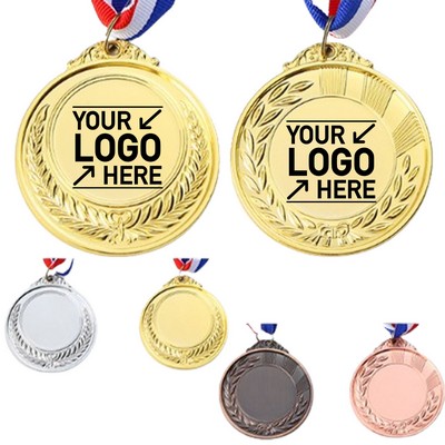 Lanyard Style Gold Silver Bronze Medals