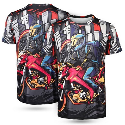 Unisex Full Color Sublimation Short Sleeve T-Shirt (180g/M2)