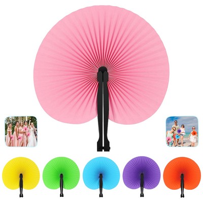 Plastic Colorful Folding Hand Fan