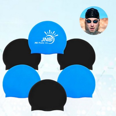 Solid Silicone Swimming Caps