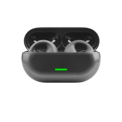 Open Ear Bone Conduction Wireless Earbuds with Clip-On Design