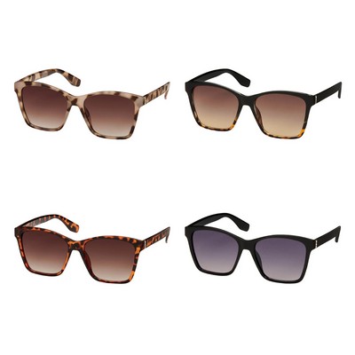 Jade Women's Metal Cat Eye Sunglasses