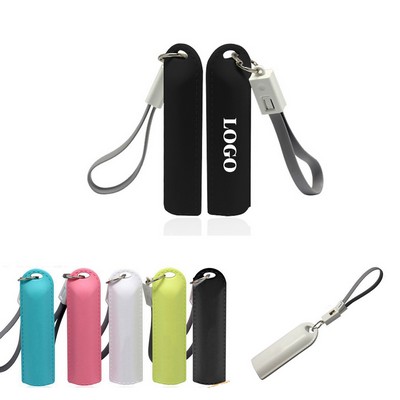 Keychain Emergency Powerbank With Cable