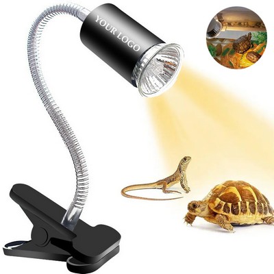 Heat Lamp For Reptiles Turtle UVA UVB Light With Two Bulbs