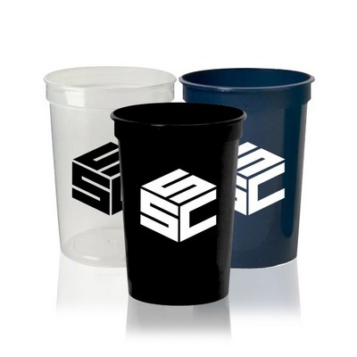 12 Oz. Smooth Stadium Cup (Screen Printed)