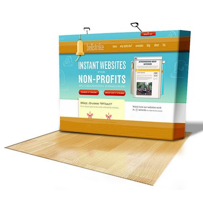 Velcro Fabric Pop-Ups - 10' Straight