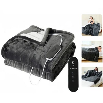 Intelligent-timing Auto-off 9 Heat Level Blanket