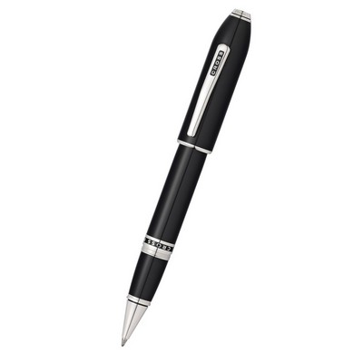 Peerless 125 Obsidian Black Lacquer with Platinum-plated Appointments Rollerball Pen