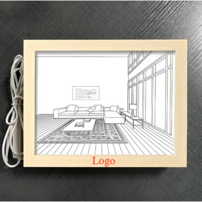 Creative Desktop Light Painting
