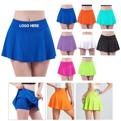 Women's High Waisted Skort (XS-XL)